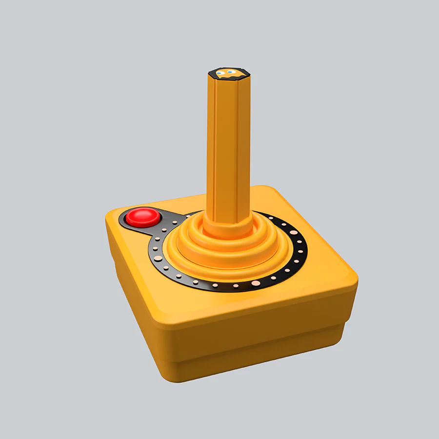2600+ PAC-MAN Edition & Ghost Joystick Bundle - Image 8
